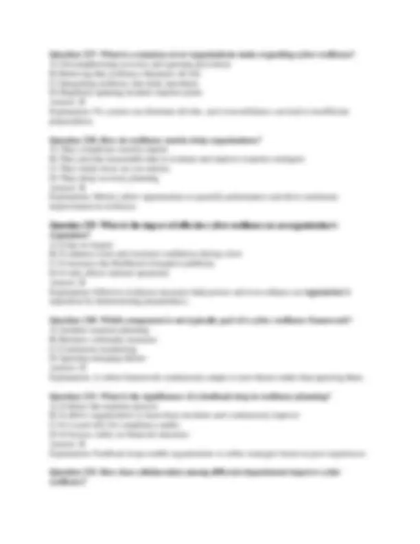 Certified Cyber Resilience Professional (CCRP) Exam | Exams Technology ...
