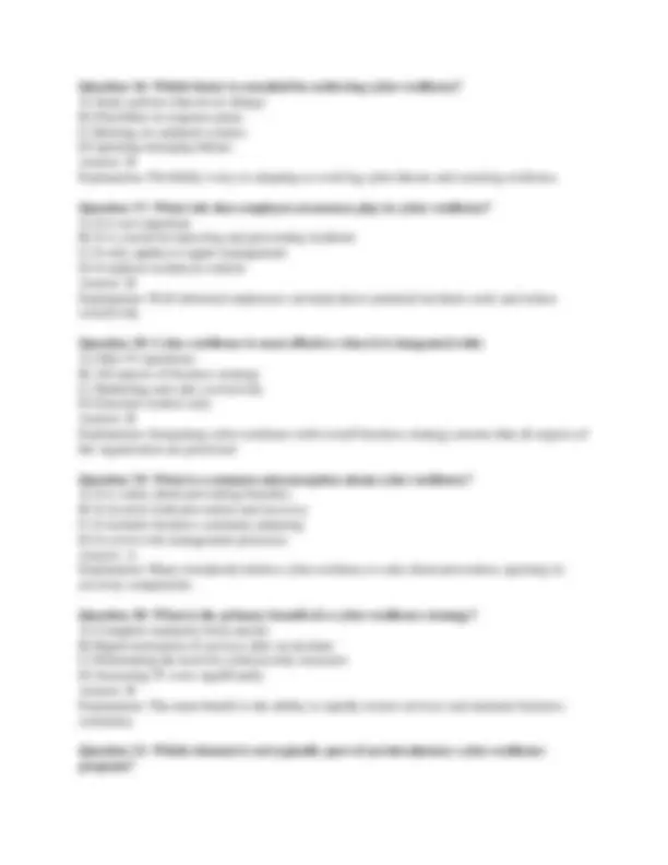 Certified Cyber Resilience Professional (CCRP) Exam | Exams Technology ...