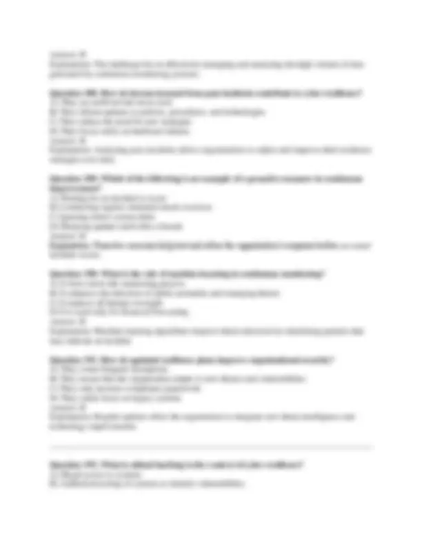 Certified Cyber Resilience Professional (CCRP) Exam | Exams Technology ...