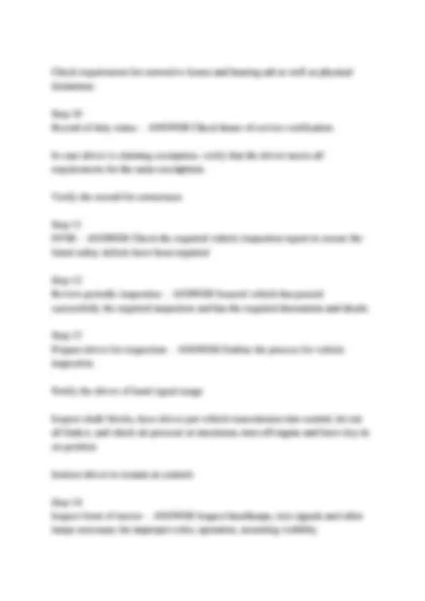 CVSA NA Standard Level I Inspection Procedure: A Step-by-Step Guide ...