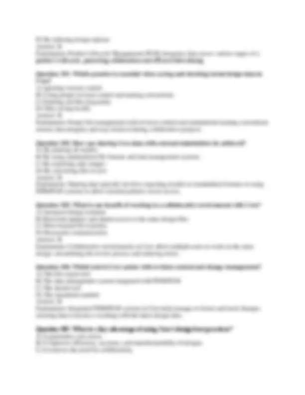 Creo Fundamentals Exam: Multiple Choice Questions and Answers | Exams ...
