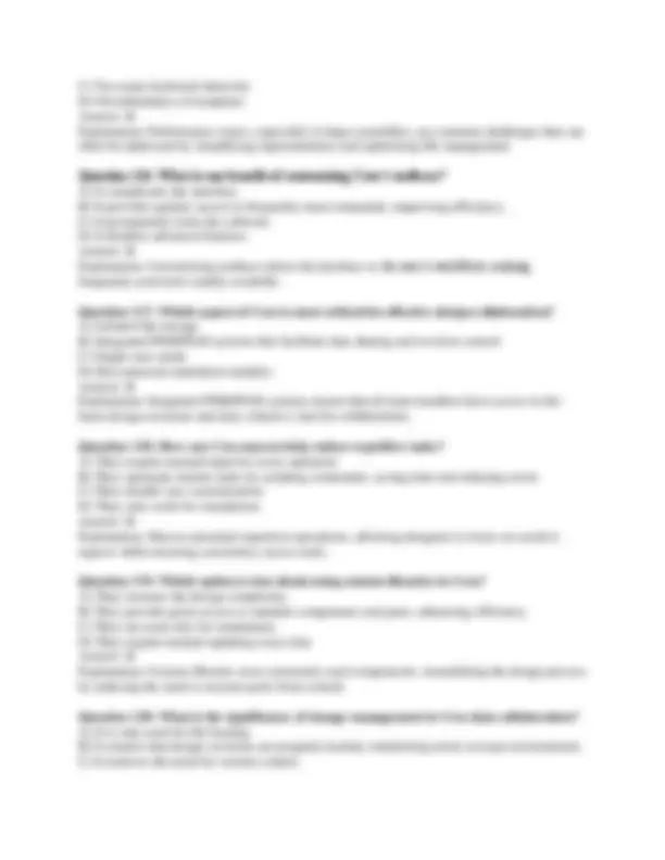 Creo Fundamentals Exam: Multiple Choice Questions and Answers | Exams ...