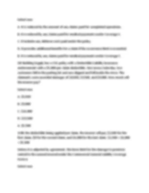 CPCU 552 (ACTUAL EXAM) QUESTIONS AND ANSWERS 2025 | Exams Credit