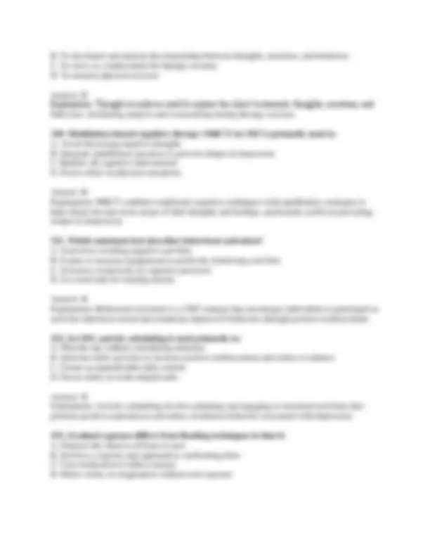 Certified Cognitive-Behavioral Therapist (CCBT) Exam | Exams Technology ...