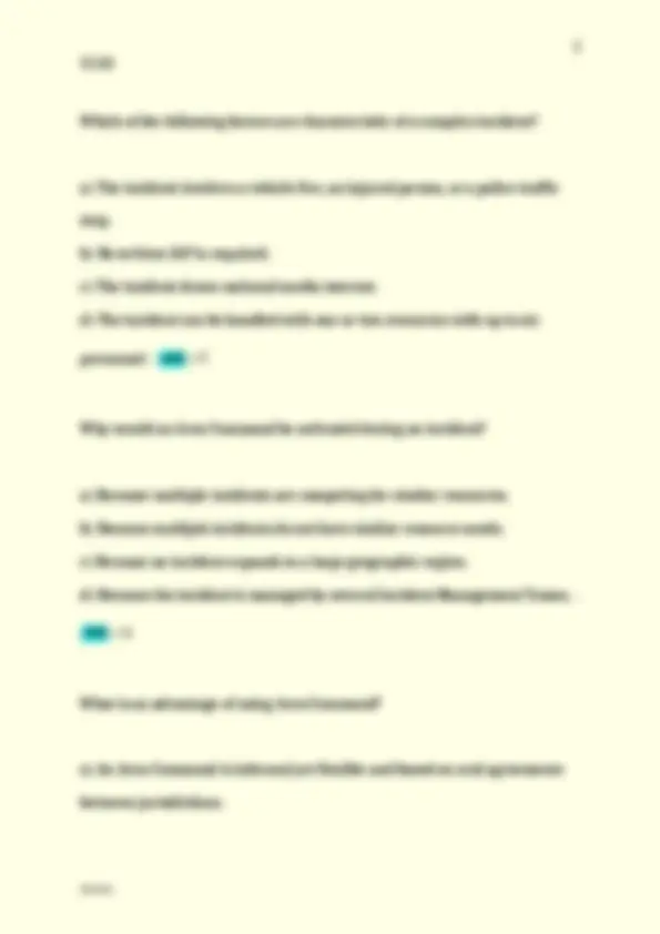 NIMS ICS 400 Exam 2025: Questions with Complete Solutions | Exams ...