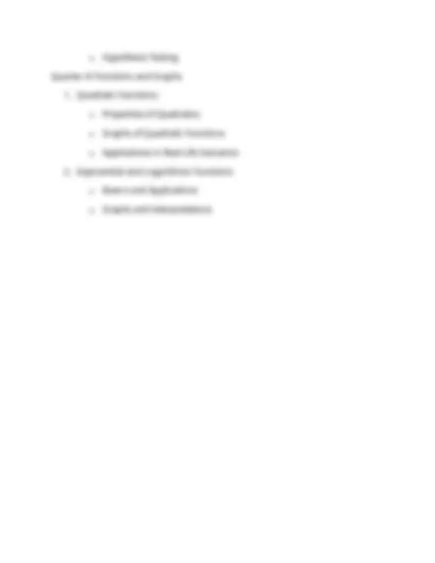 Grade 9 Math Curriculum: Algebra, Geometry, Statistics, and Functions ...