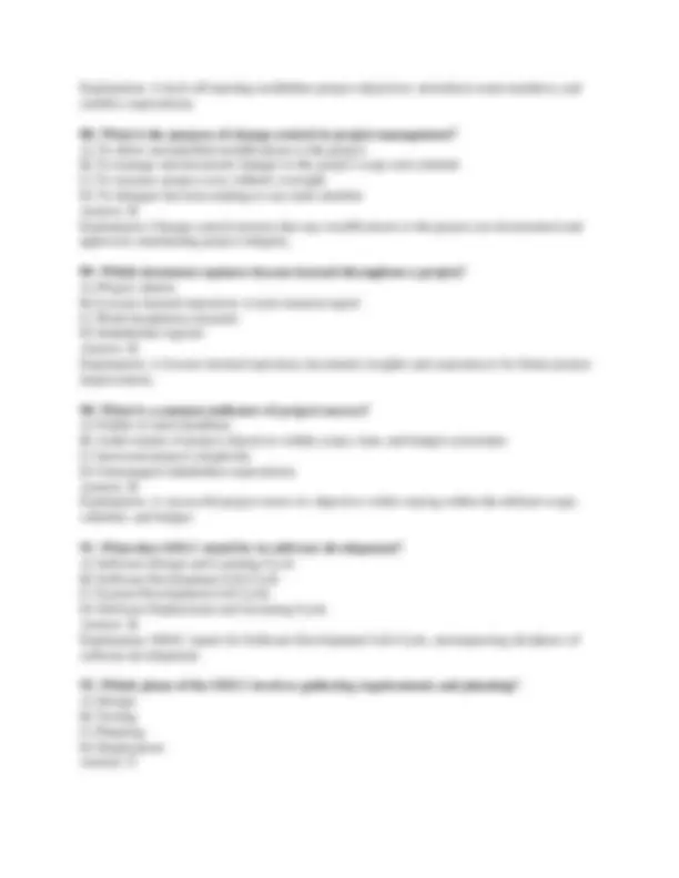 CERTIFIED IT PROFESSIONAL (CITP) Exam | Exams Technology | Docsity