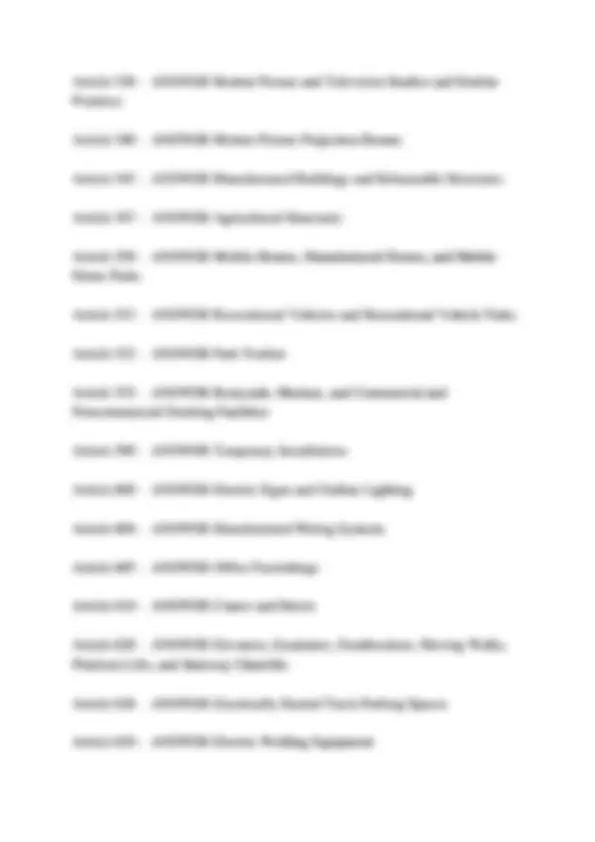 Nec Each Chapter NFPA 70 NEC Chapters and Articles: A Quick Reference Guide | Exams ...