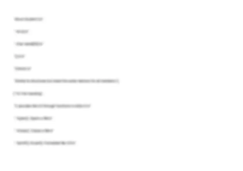 c programming language | Study notes Computer science | Docsity