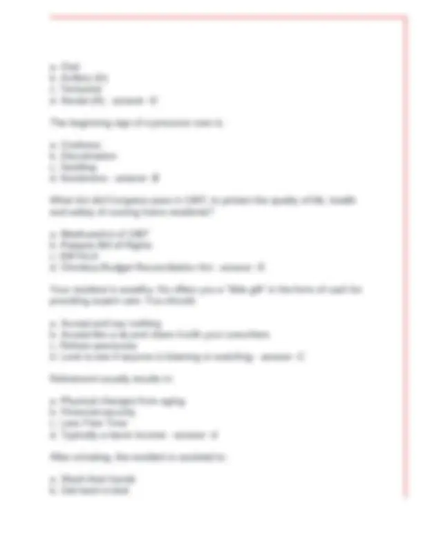 Nursing Fundamentals Final Exam 2025.docx | Exams Nursing | Docsity