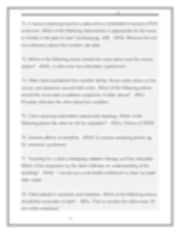 NURSING EXIT EXAM (1-100/180 QUESTIONS) WITH CORRECT ANSWERS 2025-2026 ...
