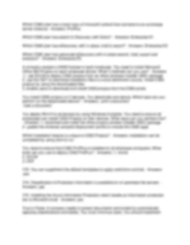 MS-900 PRACTICE TEST QUESTIONS - MICROSOFT 365 FUNDAMENT | Exams Social ...