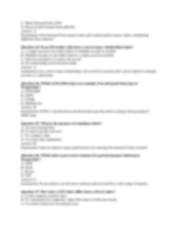 EDB PostgreSQL 13 Professional Exam | Exams Technology | Docsity
