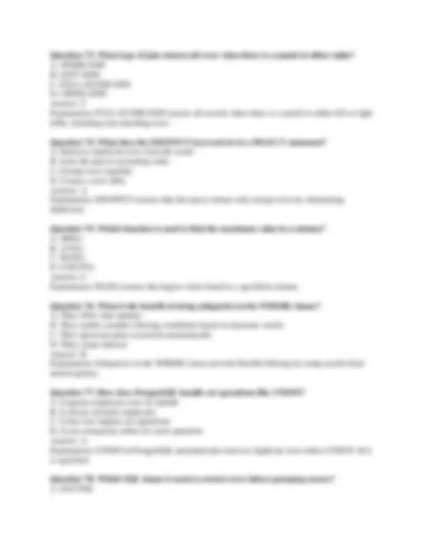 EDB PostgreSQL 13 Professional Exam | Exams Technology | Docsity