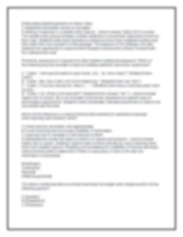 RVE Practice Test Questions and Answers 2025: Reading and Assessment ...