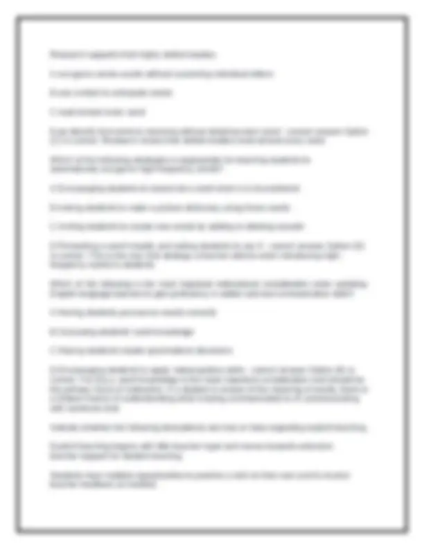 RVE Practice Test Questions and Answers 2025: Reading and Assessment ...
