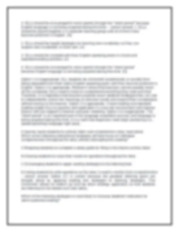 RVE Practice Test Questions and Answers 2025: Reading and Assessment ...