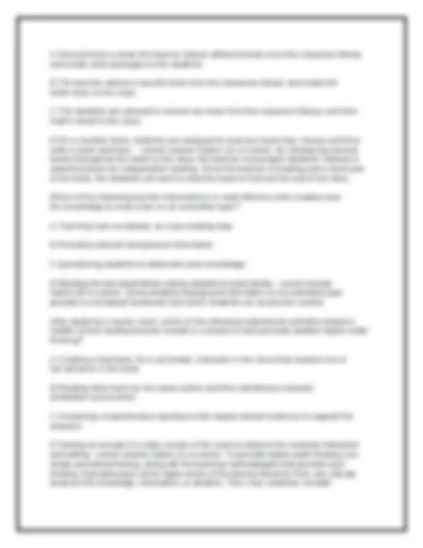 RVE Practice Test Questions and Answers 2025: Reading and Assessment ...