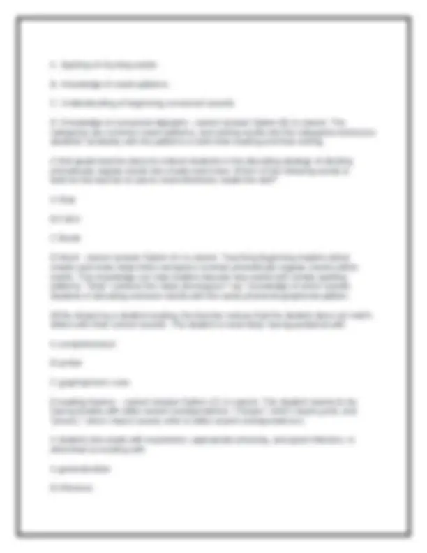 RVE Practice Test Questions and Answers 2025: Reading and Assessment ...