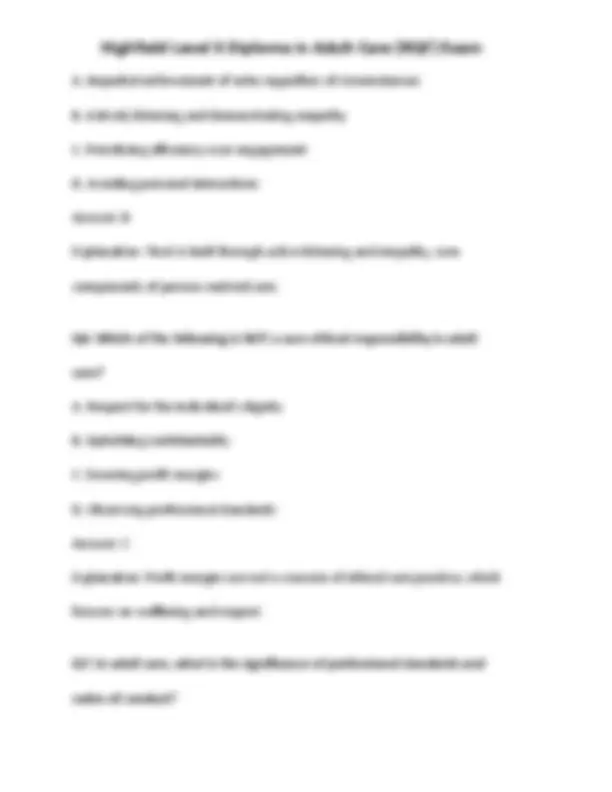 Highfield Level 3 Diploma in Adult Care (RQF) Exam | Exams Technology ...