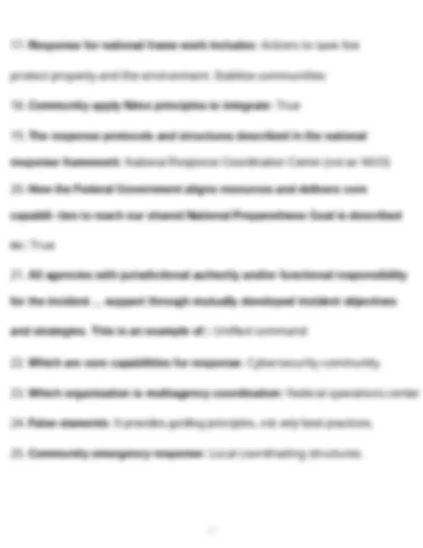 NIMS 800D Study Guide Key Principles and Response Capabilities
