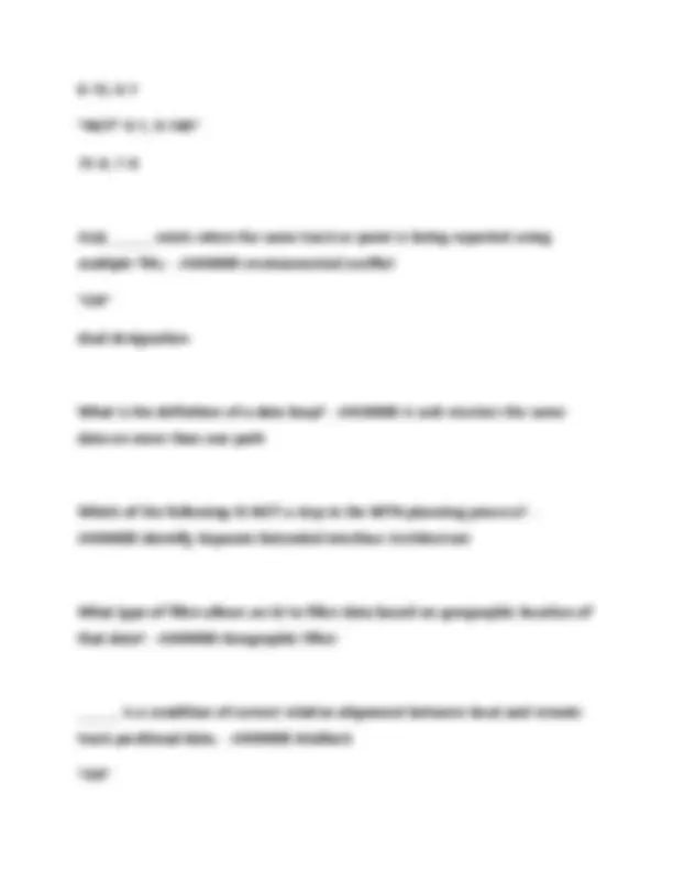 JTIDS Post-Test 5: Questions and Answers on Data Registration, Track ...