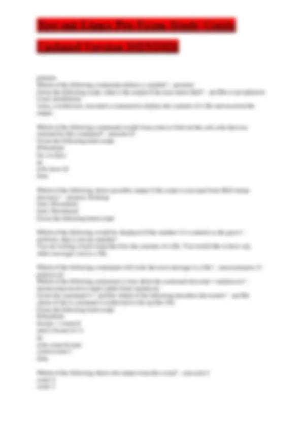 Test out Linux Pro Exam Study Guide Updated Version 2025/2026 100% ...