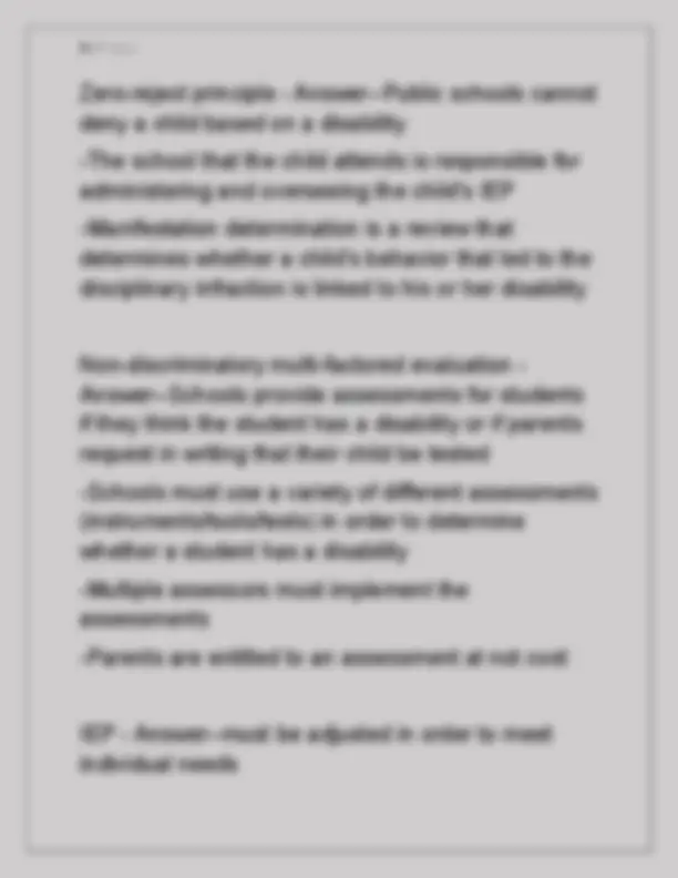 SPEC ED FINAL EXAM NEWEST 2025 ACTUAL EXAM COMPLETE 200 QUESTIONS AND ...