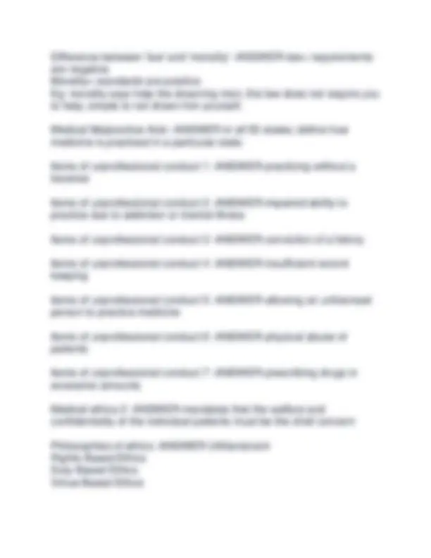 HOSA Medical Law and Ethics Exam 2024 Questions and Correct Answers ...