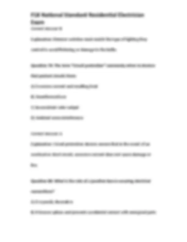 Nec Code Questions National Electrical Code (NEC) Exam Questions and Answers for ...