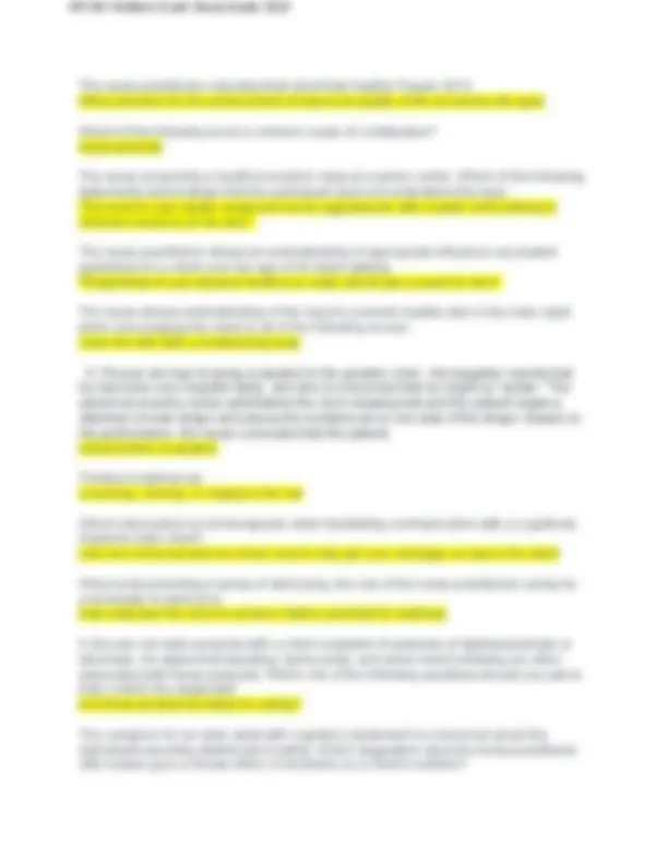 NR 601 Midterm Exam Study Guide 2024 Verified Answers | Exams Nursing ...