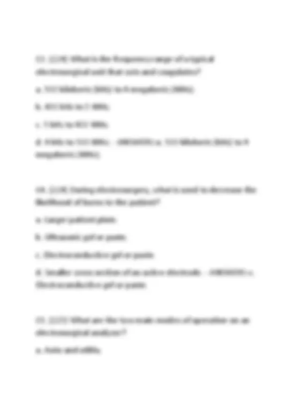 Bmet Math Questions Biomedical Equipment Technology (BMET) Exam Questions and Answers ...