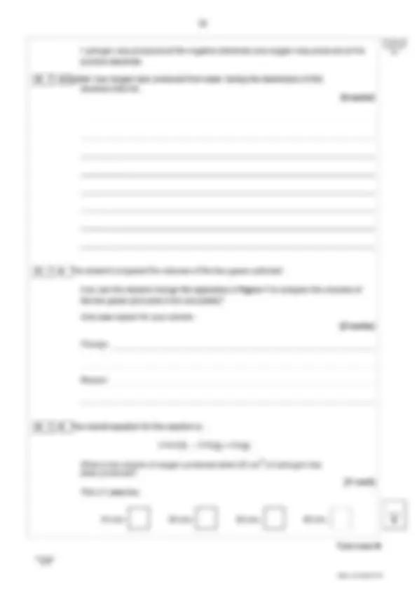 2023 AQA GCSE CHEMISTRY 8462/1H Paper 1 Higher Tier Question Paper ...