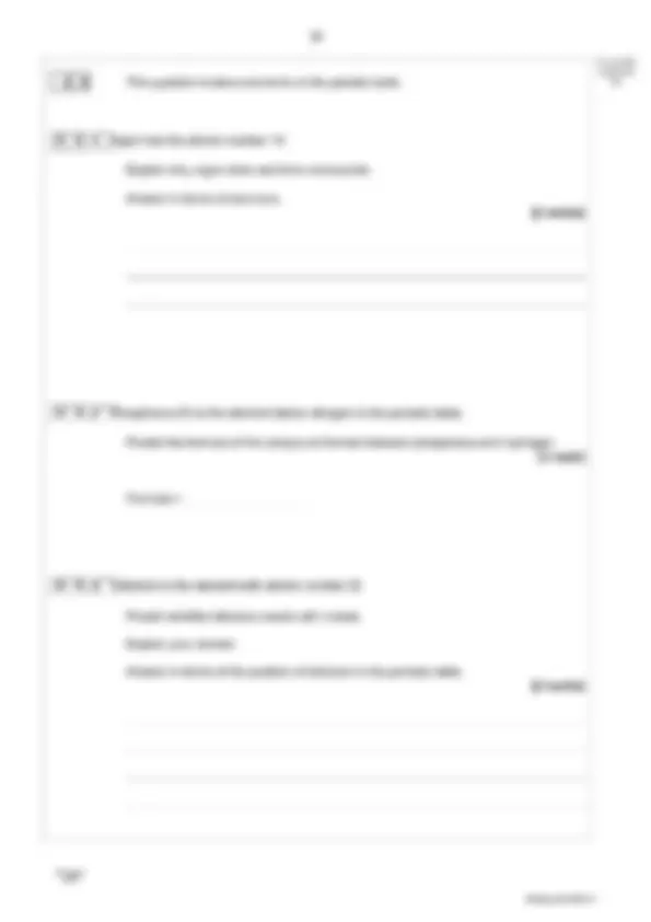 2023 AQA GCSE CHEMISTRY 8462/1H Paper 1 Higher Tier Question Paper ...