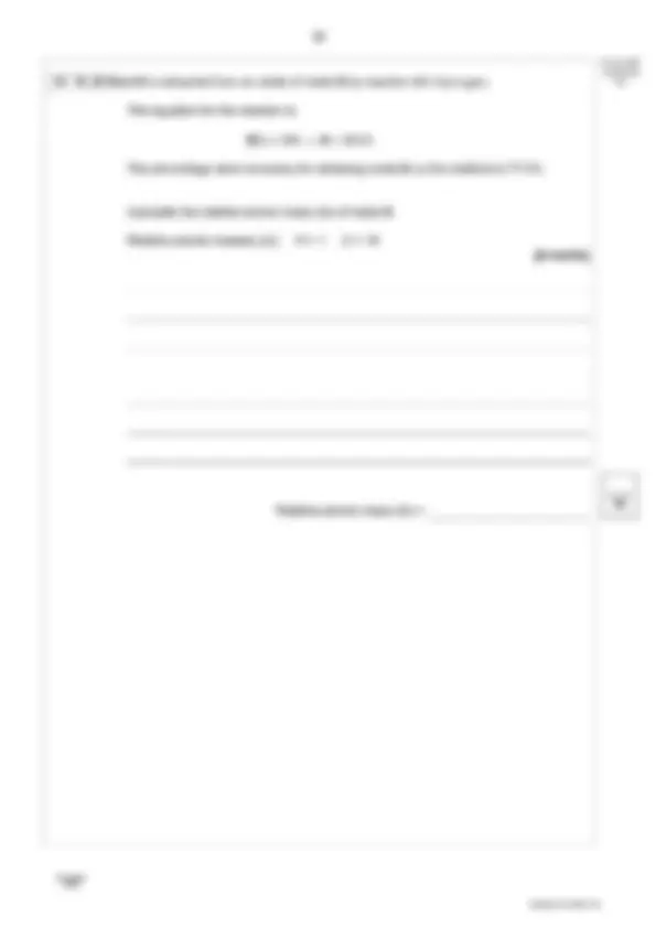 2023 AQA GCSE CHEMISTRY 8462/1H Paper 1 Higher Tier Question Paper ...