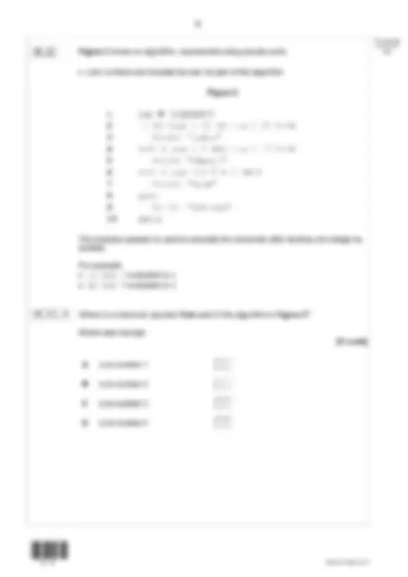 Actual 2024 AQA GCSE COMPUTER SCIENCE 8525/1A, 8525/1B, 8525/1C Paper 1 ...