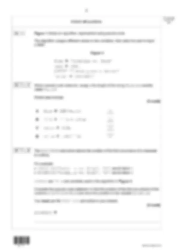 Actual 2024 AQA GCSE COMPUTER SCIENCE 8525/1A, 8525/1B, 8525/1C Paper 1 ...