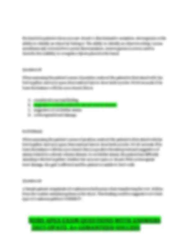 (2025) NURS APEA FINAL EXAM QUESTIONS WITH CORRECT ANSWERS LATEST ...