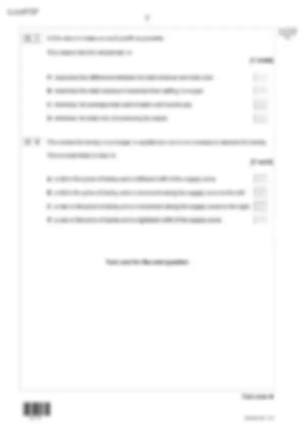 Actual 2024 AQA AS ECONOMICS 7135/1 Paper 1 Merged Question Paper ...