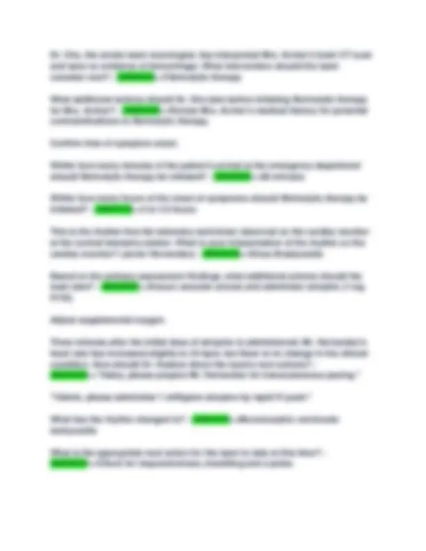 ACLS RED CROSS 2025 EMAM QUESTIONS AND ANSWERS | Exams Nursing | Docsity