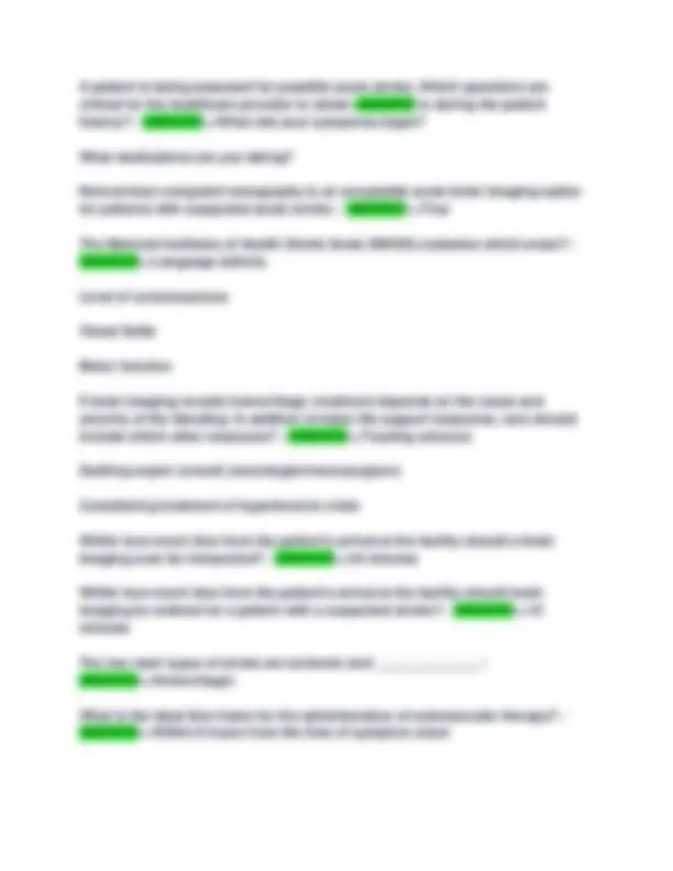 ACLS RED CROSS 2025 EMAM QUESTIONS AND ANSWERS | Exams Nursing | Docsity