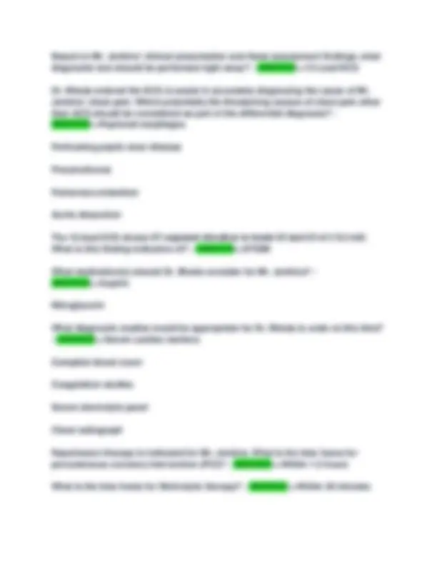 ACLS RED CROSS 2025 EMAM QUESTIONS AND ANSWERS | Exams Nursing | Docsity