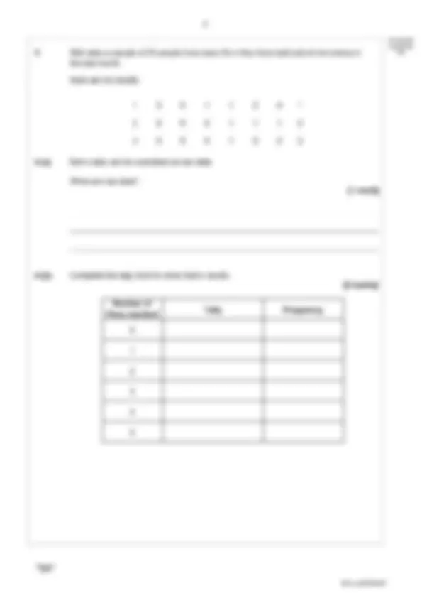 2023 AQA GCSE STATISTICS 8382/2F Foundation Tier Paper 2 Question Paper ...