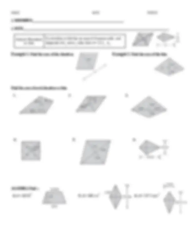 Geometry Chapter 11 Notes | Study notes Geometry | Docsity