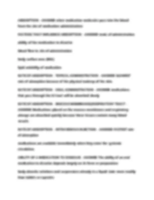 POTTER & PERRY CHAPTER 32 - MEDICATION ADMINISTRATION WITH COMPLETE ...