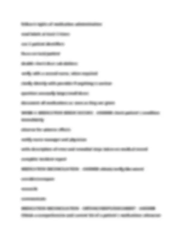 POTTER & PERRY CHAPTER 32 - MEDICATION ADMINISTRATION WITH COMPLETE ...