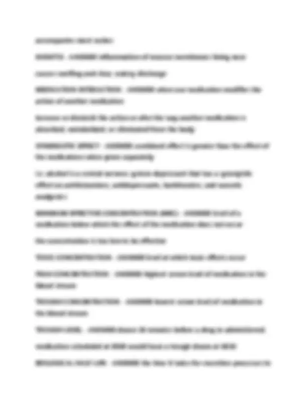 POTTER & PERRY CHAPTER 32 - MEDICATION ADMINISTRATION WITH COMPLETE ...