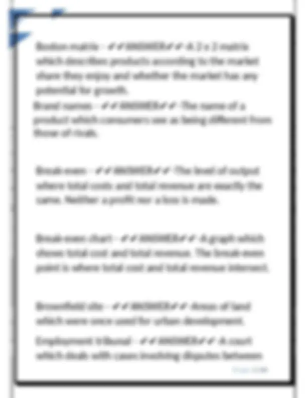 EDEXCEL IGCSE Business Studies Questions and Answers 2025 | Exams ...