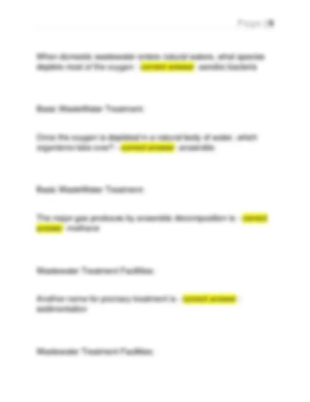 WASTEWATER OPERATOR CERTIFICATION STUDY GUIDE GRADE 1 2025. | Exams ...