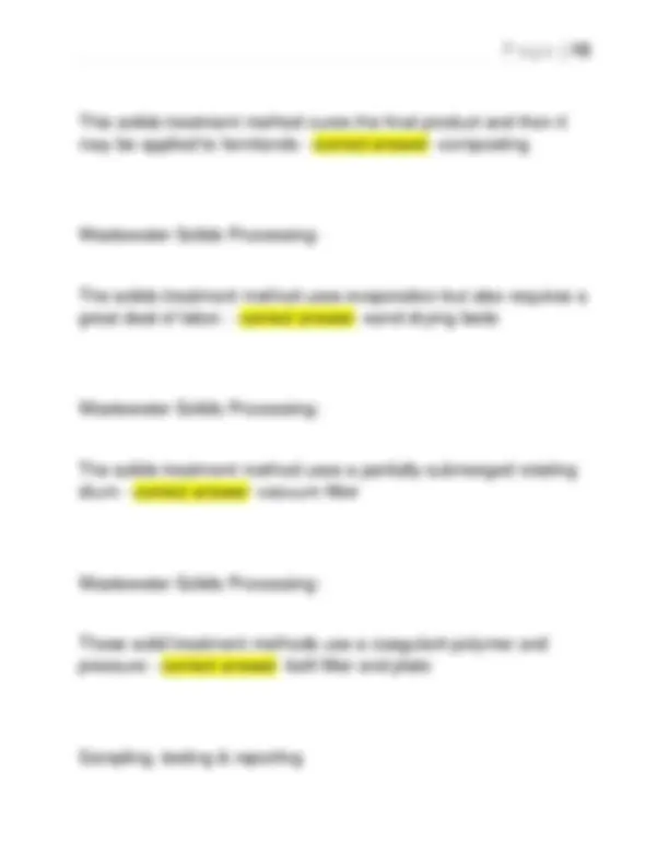 WASTEWATER OPERATOR CERTIFICATION STUDY GUIDE GRADE 1 2025. | Exams ...